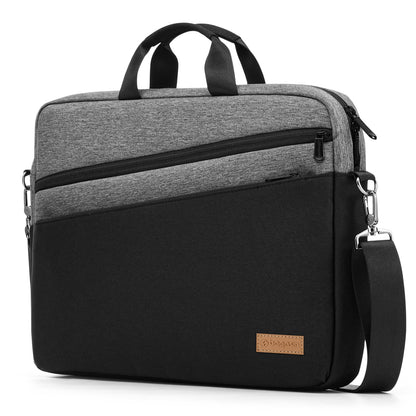 15 15.6 16 17 17.3 inch Laptop Computer PC Shoulder Bag Carrying Case, Water-Repellent Briefcase