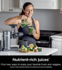 Ninja JC151 NeverClog BPA-Free Cold Press Juicer with Total Pulp Control and 2 One-Touch Programs (Machine Gray, Renewed)