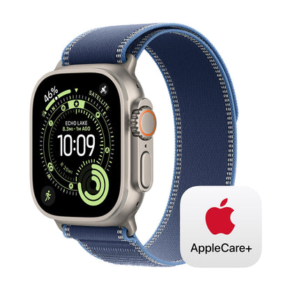 Apple Watch Ultra 3 [GPS + Cellular 49mm] Running & Multisport Smartwatch w/Rugged Titanium Case w/Black/Charcoal Trail Loop - M/L. Satellite Communications, Advanced Health & Fitness Tracking