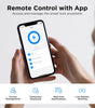 TCL D1 Pro Palm Vein Smart Lock, Keyless Entry Door Lock, Upgraded Rechargeable Battery, Front Door Smart deadboalt, App Remote Control, Auto-Lock, Waterproof, Works with Alexa