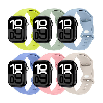 THWALK 6 Pack Sport Bands Compatible with Apple Watch Band Ultra 3/2/1 49mm, Series 11/10 46/42mm, 9/8/7 45/41mm, SE/6/5/4 44/40mm, 3/2/1 42/38mm for Women Men