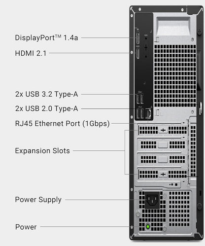 Dell 2025 Slim Business Desktop - Inte Core i9-12900K, (16Core, 24Threads) Ultra-Quiet Design, 64GB DDR5 RAM, 1TB PCIe SSD, Dual 4K Monitor Support, Wired Keyboard and Mouse, Windows 11Pro