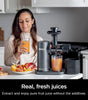 Ninja JC151 NeverClog BPA-Free Cold Press Juicer with Total Pulp Control and 2 One-Touch Programs (Machine Gray, Renewed)