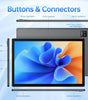 MESWAO Android 14 inch Tablet, Large Tablet with 1920x1200 IPS FHD Big Screen Display, 8Core CPU, RAM 6GB, ROM 128GB, Max 1TB TF Card Supports, 12000mAh All-Day Big Battery Life, Wi-Fi 6, 2025, Gary