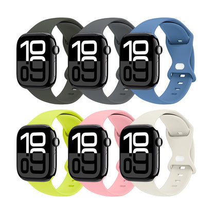 THWALK 6 Pack Sport Bands Compatible with Apple Watch Band Ultra 3/2/1 49mm, Series 11/10 46/42mm, 9/8/7 45/41mm, SE/6/5/4 44/40mm, 3/2/1 42/38mm for Women Men