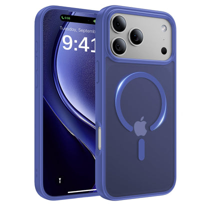 Magnetic for iPhone 17 Case, [Anti-Slip] [Military-Grade Drop Protection] [Camera Protection] Skin-Friendly Slim Translucent Shockproof Protective for iPhone 17 Phone Case, Crystal Clear