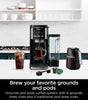 Ninja | Drip Coffee Maker | DualBrew Pro Hot & Iced Coffee | Compatible with K-Cup Pods | 3 Brew Styles (Classic, Rich, & Iced) | 60oz Removable Reservoir & Dishwasher Safe | Black | 12-Cup (Renewed)