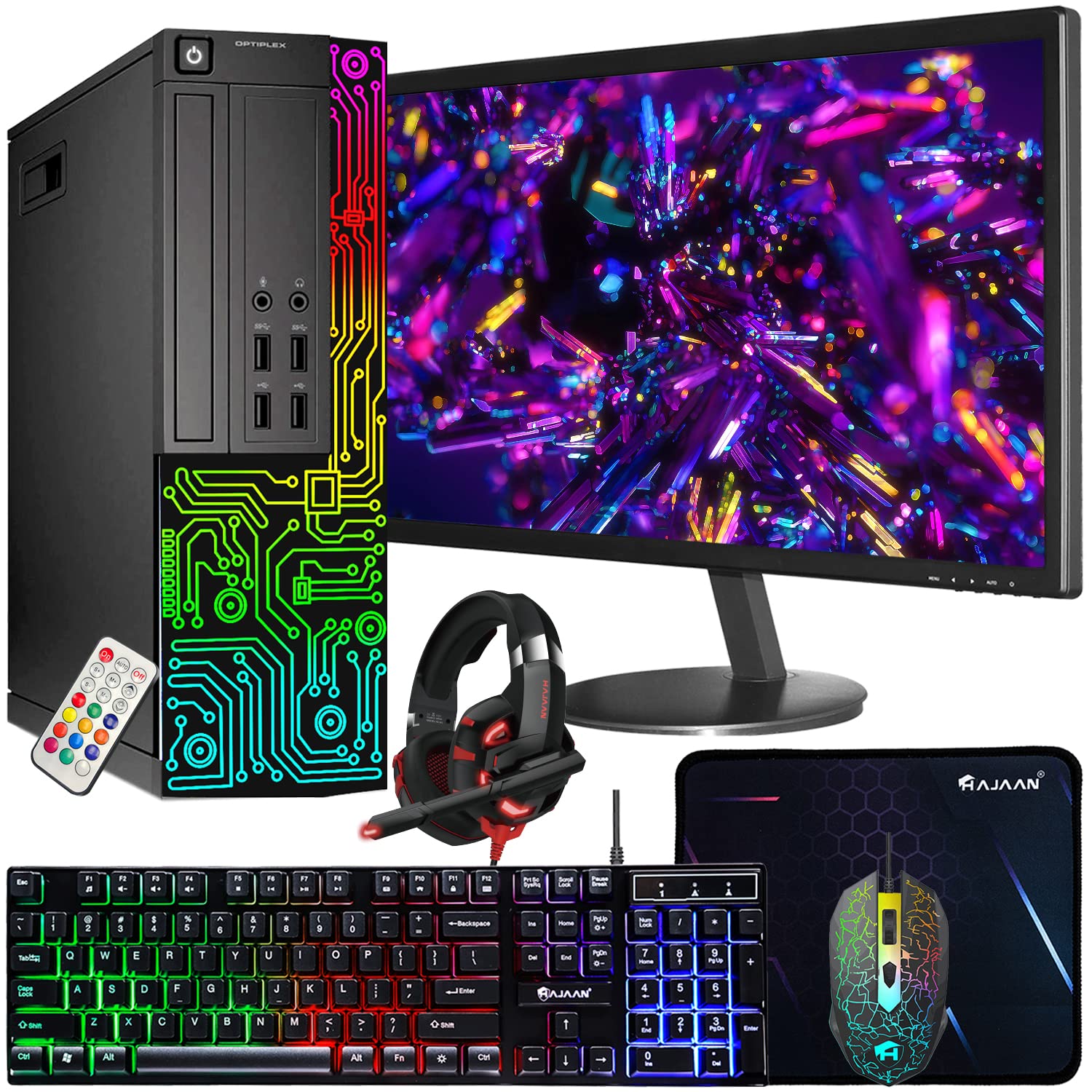 Dell Optiplex 7050 SFF Desktop PC Intel i7-7700 4-Cores 3.60GHz 32GB DDR4 1TB SSD WiFi BT HDMI Duel Monitor Support Windows 11 Pro Excellent Condition(Renewed)