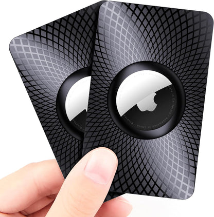 Compatible with Airtag Wallet Holder 2 Pack,Ultra Thin Card Case Compatible with Airtag,Card Holder for Purse, Handbag, Backpack Wallet, Clutch Bag