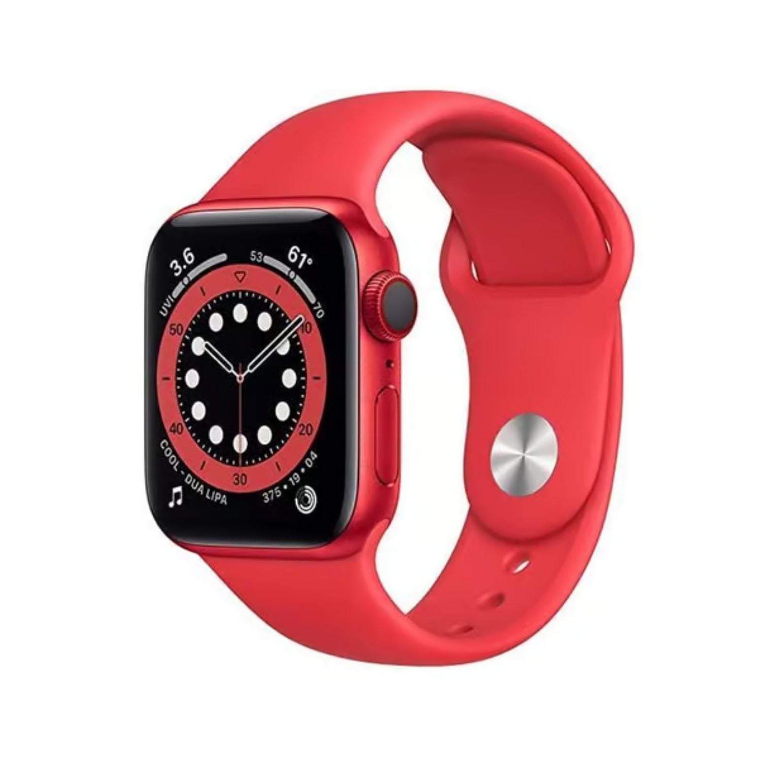Pre-Owned Apple Watch Series 7 Aluminum 45mm A2474 (GPS Only, No Cellular) Red w/ Wireless Earbuds